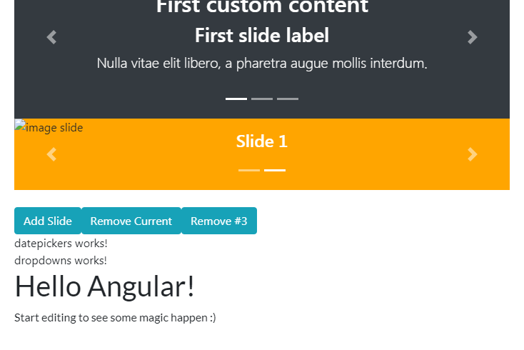 Added a dynamic ngx-bootstrap carousel