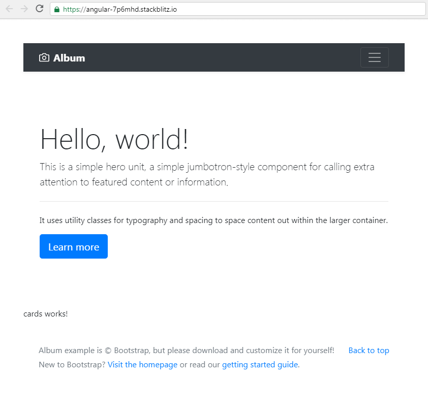 Updated the footer and the global styles