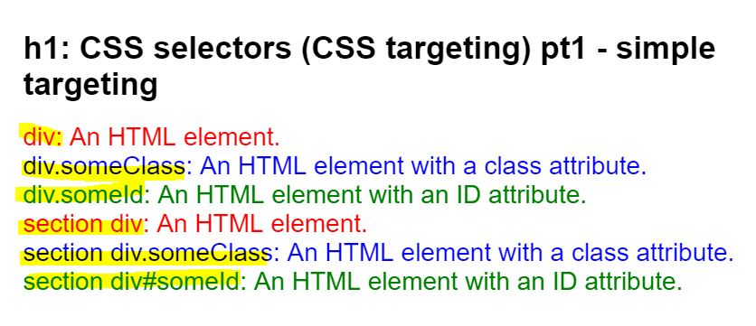 CSS specificity example 1