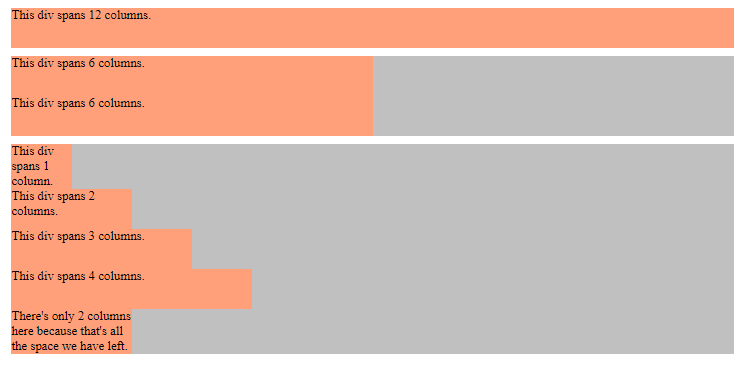 Codelabs, rebuilding a column grid step 1