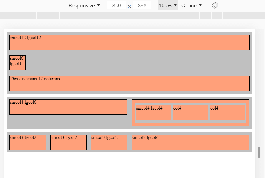 Codelabs, rebuilding a column grid step 3 - desktop view