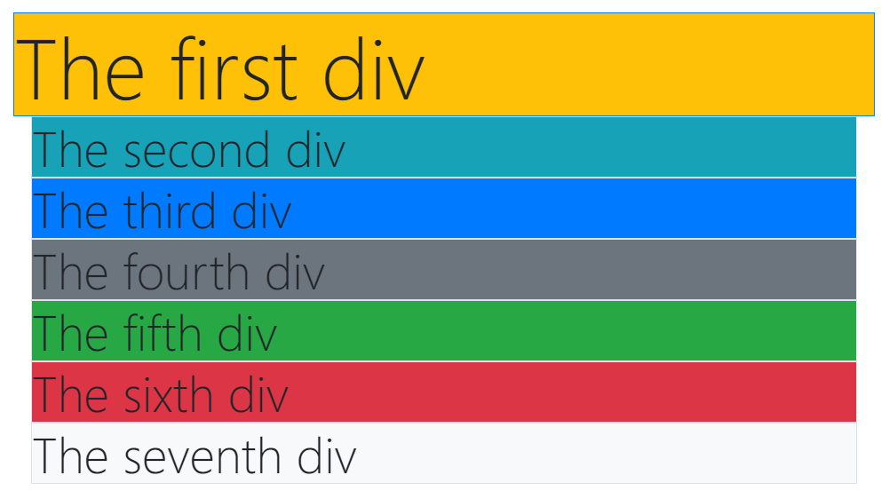 Using containers and contextual classes on divs in Bootstrap