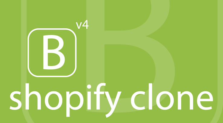 Build an Shopify homepage clone with Bootstrap 4