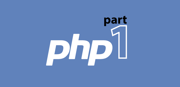 Learning PHP, part 1