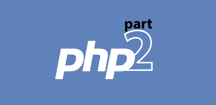 Learning PHP, part 2