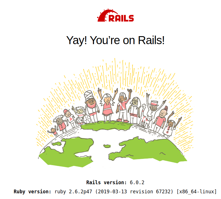 Rails is stil running on our local machine