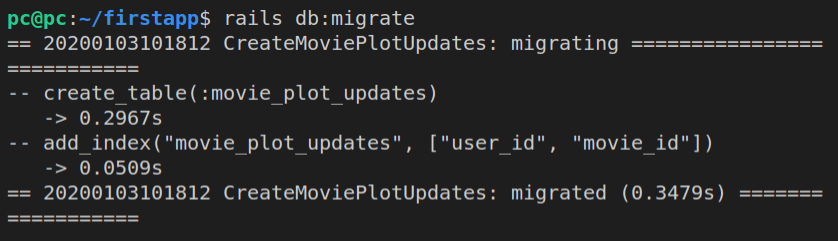 Migrating the movie_plot_updates model